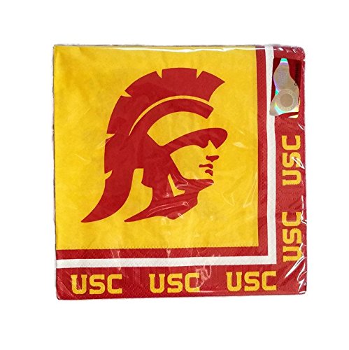 University of Southern California USC Trojans Party Bundle 9" Plates (8) 7" Plates (8) Napkins (20)