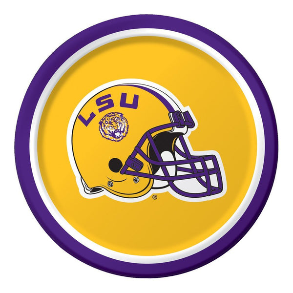 Louisiana State University Party Supply Pack! Bundle Includes Paper Plates & Napkins for 8 Guests