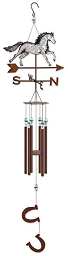 Farm Fresh Horse Wind Chime by Sunset Vista Designs, 40"