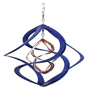 Cosmix Copper and Blue Wind Spinner by Red Carpet Studios
