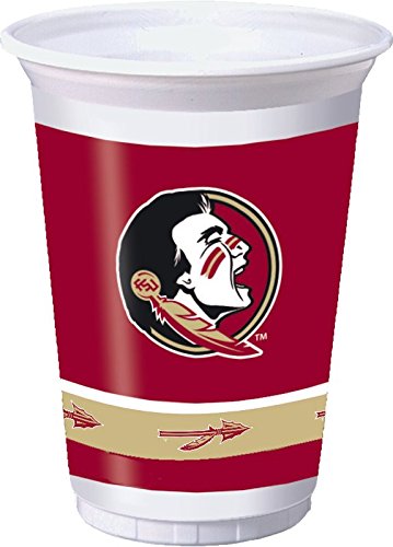 Florida State Seminoles Party Pack - Plates, Cups, Napkins - Serves 8