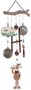 Trailer Park Collection Moose Wind Chime by Sunset Vista Designs, 30"