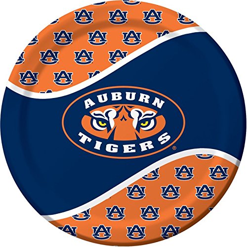 Auburn Tigers Party Pack - Plates, Cups, Napkins - Serves 8